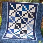 Terri’s FINISHED Double 4-Patch Quilt