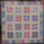 Andra’s tic tac toe baby quilt