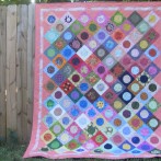 Rho’s Finished Quilt from Polka Dot Blocks