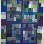 Gail’s 3-patch quilt top done!