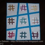 Krista’s Tic-Tac-Toe quilts