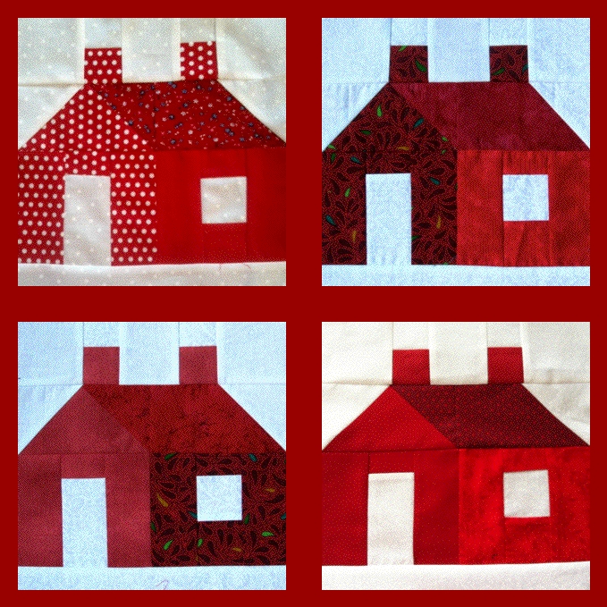 Virtual 4 block quilt