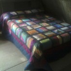 Curved Rail Quilt and Silly String Blocks
