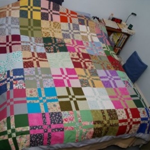 sandy quilt assembled by Becki