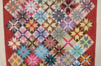 Tall Fly blocks mailed and Crossed Star flimsy