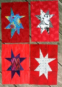 red stars