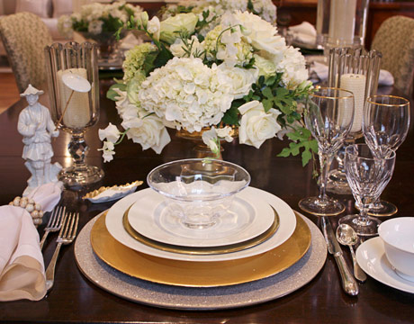Table setting from Housebeautiful.com