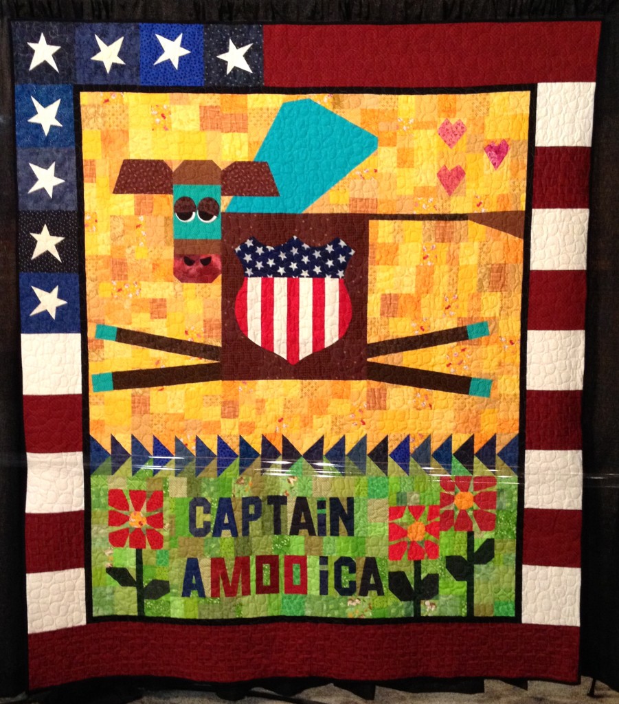 Julie P's Quilt Captain A-MOO-ica