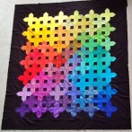 Easy X Flimsy Ready for Quilting