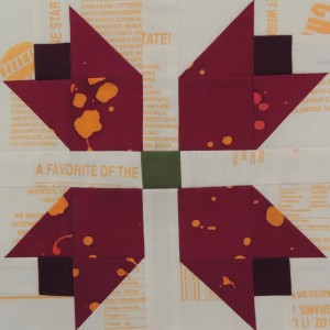 Fabric Test - Tulip Block