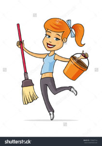 happy-young-woman-cleaning-and-dancing-with-mop-an-bucket-vector-cartoon-illustration-270047714