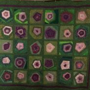 Log cabin roses quilt finally finished