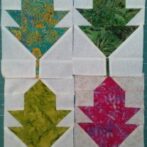 four oak leaf blocks