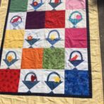 Baby Quilt from Basket Block Winnings