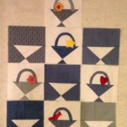 Five sets of baskets