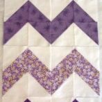 Purple Double Chevron Blocks