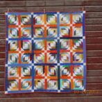 Pineapple scrappy quilt