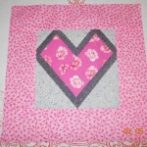 Two more February Heart blocks from Kathy S.