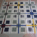 Nine Hot-Crossed 9-Patch for April from Kathy S.