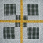 The April Block is Hot-Crossed 9-Patch
