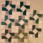 March blocks made, February blocks sent, January blocks set