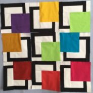 Nine Happy Birthday Blocks