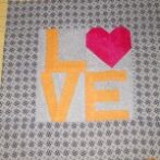 Paper-Pieced with L-O-V-E from Kathy S.