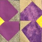 Violets for Old MacDonald Mystery Quilt